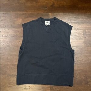 COS Dark Blue Men's Sleeveless Shirt